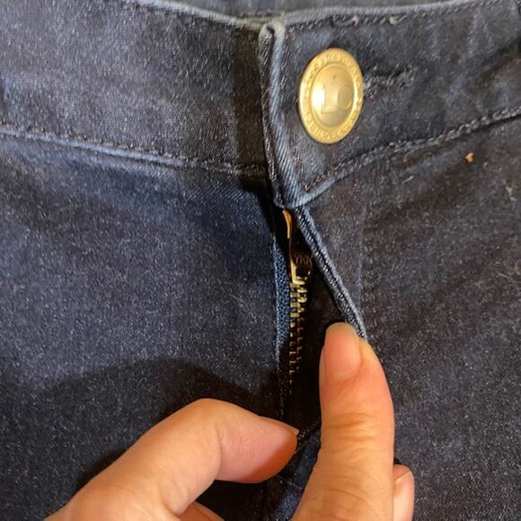 LC Lauren Conrad Dark Blue Straight Classic Denim Jeans Women Sz 6 - Picture 5 of 9